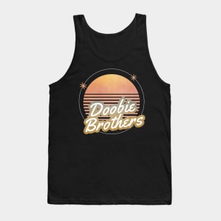 doobie ll retro 80s moon Tank Top